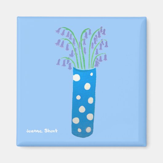 Koelkast Art: Veel potten van Blue Bells Magneet (Voorkant)