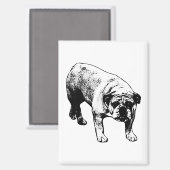Koelkast Cheer Bulldog Magneet (Voorkant / Achterkant)