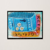 Koelkast Fun legpuzzel - Leuke keuken (Horizontaal)