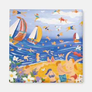 Koelkast Kunst: Beachy Treats Magneet