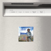 Koelkast Kunst: Kunstenaar John Dyer Profiel Foto Magneet (Insitu (Vaatwasser))