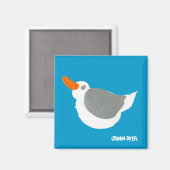 Koelkast Kunst: Zeemeeuw Magneet (Voorkant / Achterkant)