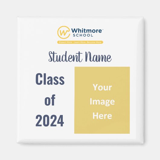 Koelkast Magneet - 2024 gepersonaliseerd (Voorkant)