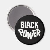 Koelkast magneet (Black Power) (Voorkant / Achterkant)