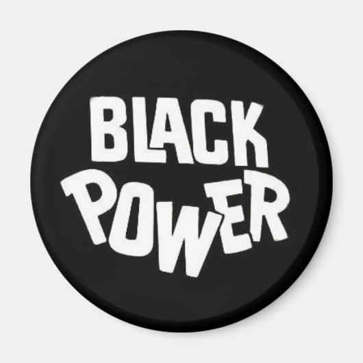 Koelkast magneet (Black Power) (Voorkant)