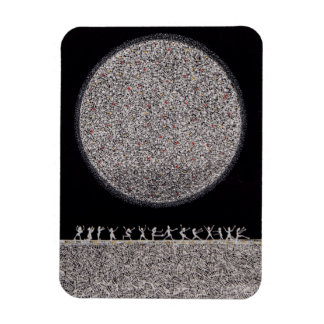 Koelkast Magneet - Dansen onder de Zilveren Maan