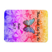 Koelkast magneet Gij zult mij niet proberen (Horizontaal)