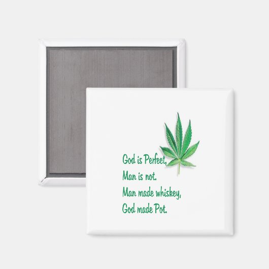 Koelkast Magneet God gemaakt Pot (Voorkant / Achterkant)