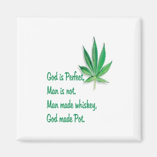 Koelkast Magneet God gemaakt Pot (Voorkant)