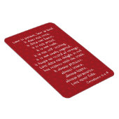 Koelkast magneet, liefde is geduldig (Corinthians) Magneet (Rechterzijde)