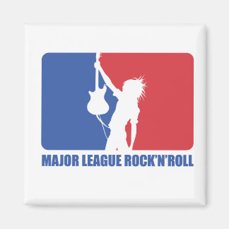 KOELKAST MAGNEET - MAJOR LEAGUE ROCK'N'ROLL