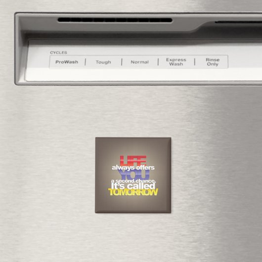 Koelkast magneet met inspirerend quotes (Insitu (Vaatwasser))