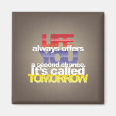 Koelkast magneet met inspirerend quotes (Voorkant)