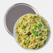 Koelkast magneet: Pasta Fettucine Magneet (Voorkant / Achterkant)
