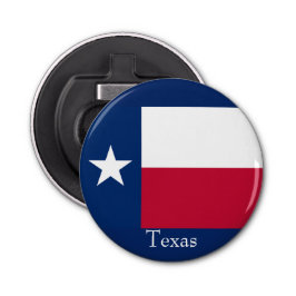 Koelkast magneet Texas flesopener Button Flesopener