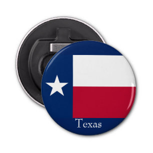 Koelkast magneet Texas flesopener Button Flesopener