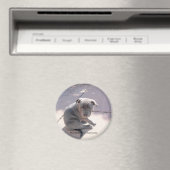Koelkast magneet van Blue Staffordshire Bull Terri (Insitu (Vaatwasser))