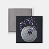 Koelkast magneet - Vlinders in opkomst (Voorkant / Achterkant)