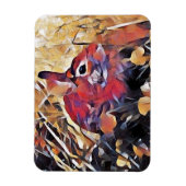 Koelkast Magnet Abstract Konijn Magneet (Verticaal)