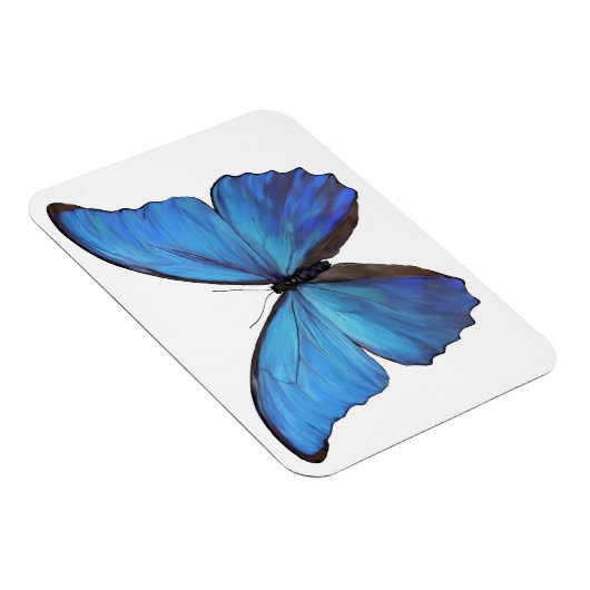 Koelkast Magnet Blue Butterfly Magneet (Rechterzijde)