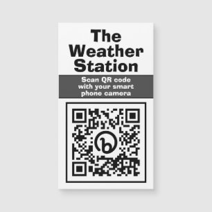 Koelkast Magnet Check Weather QR Code