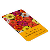 Koelkast Magnet Colorful Zinnias Sjabloon Magneet (Rechterzijde)