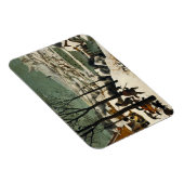 Koelkast Magnet De jagers in de sneeuwbuik Magneet (Rechterzijde)