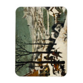 Koelkast Magnet De jagers in de sneeuwbuik Magneet (Verticaal)