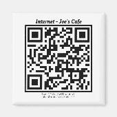 Koelkast Magnet met QR-code (Voorkant)