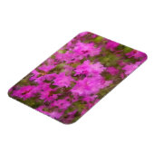 Koelkast Magnet - Paarse rododendrons Magneet (Linkerzijde)