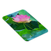 Koelkast Magnet Pink Lotus Abstract Magneet (Rechterzijde)