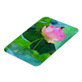 Koelkast Magnet Pink Lotus Abstract Magneet (Linkerzijde)