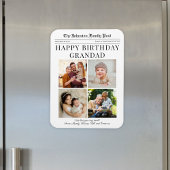 Koelkast Magnet Verjaardagskrant aanpasbaar Magneet