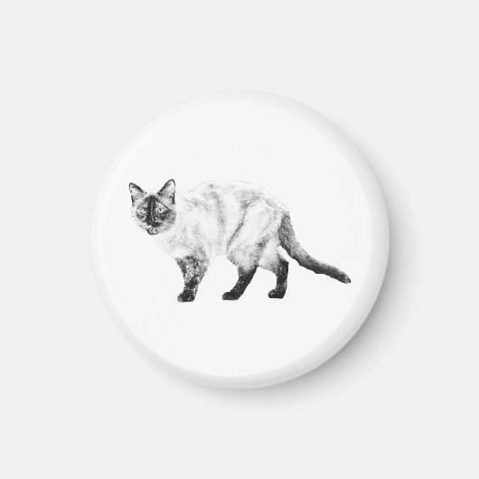 Koelkast Pal, Schaduw Kat Magneet (Voorkant)