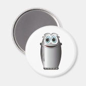 Koelkast roestvrij staal Cartoon Magneet (Voorkant / Achterkant)