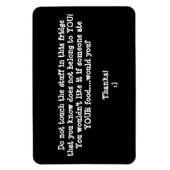 Koelkast voedsel dief waarschuwing-aanpassen. magneet (Verticaal)