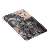 Koelkast voor oorlogvoering Magnet Jouw tekst Magneet (Rechterzijde)