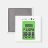 Koelkast voor rekenmachines Magnet (Voorkant / Achterkant)