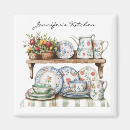 Koelkastmagneet in boerderijstijl magneet