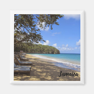 koelkastmagneet; Jamaica strand souvenir Magneet