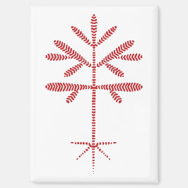 Koelkastmagneet met rode dop magneet