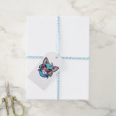 Koelkatten met zonnebrillen cadeaulabel (Met Touw)