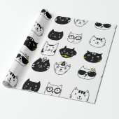 Koelkatten, verpakkingspapier, altijd cadeaupapier (Uitgerold)