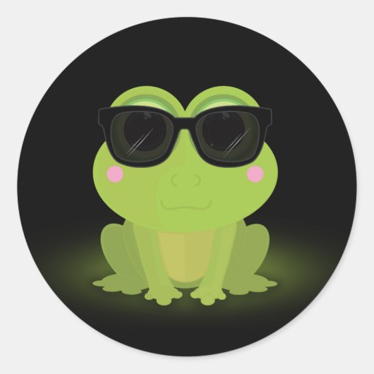 Koelkikker Ronde Sticker (Voorkant)
