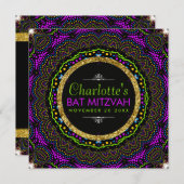 Koelkleuren - Groovy-ventilator - Mitzvah-uitvindi Kaart (Voorkant / Achterkant)