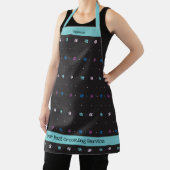 Koelkleuren Pagina afdrukken Dierlijk werker zwart Schort (Insitu)