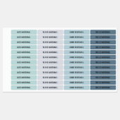 Koelkleurgecodeerde Kinder waterdichte labels (Vel)