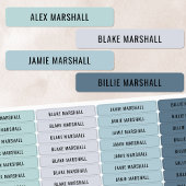 Koelkleurgecodeerde Kinder waterdichte labels