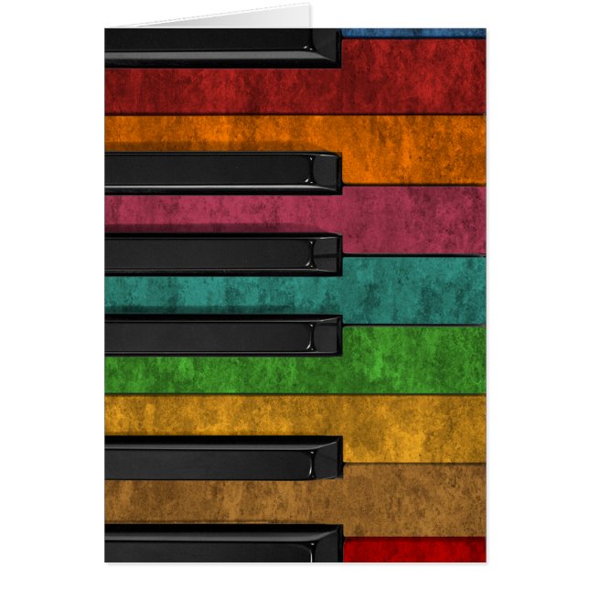 Koelkleurig antiek grijnsteeneffect piano (Voorkant)