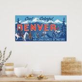 Koelkleurige denver-lucht, geconditioneerd door Na Poster (Keuken)